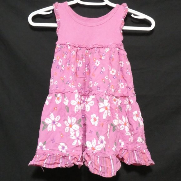 WOOLWORTHS | ages 2-3 | Pure Cotton Pink Floral Casual Summer Dress - Picture 1 of 14